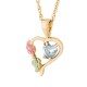 Heart with Multiple Stone Options & All Birthstones - by Landstrom's